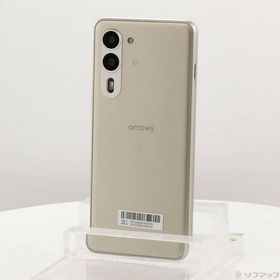 〔中古〕FCNT arrows We2 Plus 256GB シャンパンシルバー M06 楽天 SIMフリー〔262-ud〕