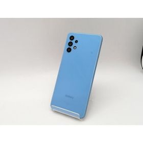 【中古】SAMSUNG au 【SIMロック解除済み】 Galaxy A32 5G オーサムブルー 4GB 64GB SCG08【広島本通】保証期間１ヶ月【ランクC】