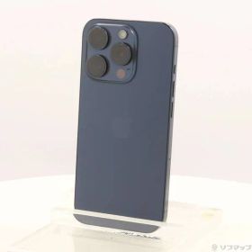 ソフマップ 〔中古品〕 iPhone15 Pro 128GB ブルーチタニウム MTUA3J／A SIMフリー【297】