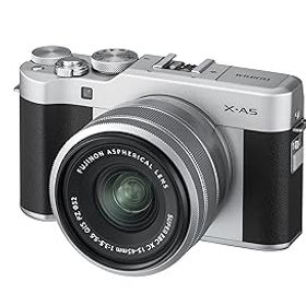 【中古】（非常に良い）富士フイルム(FUJIFILM) ミラーレス一眼カメラ X-A5レンズキット シルバー X-A5LK-S
