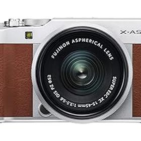 【中古】FUJIFILM ミラーレス一眼カメラ X-A5レンズキット ブラウン X-A5LK-BW