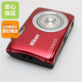 【中古】 新品同様 COOLPIX A100 レッド 安心保証 即日発送 コンデジ Nikon 本体 土日祝発送OK