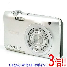 【1日と5.0のつく日、18日はポイント3倍！】【中古】Nikon デジカメ COOLPIX A100SL シルバー 2005万画素 液晶画面いたみ 本体のみ