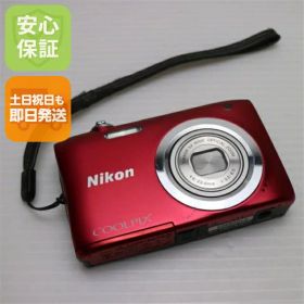 【中古】 超美品 COOLPIX A100 レッド 安心保証 即日発送 コンデジ Nikon 本体 土日祝発送OK