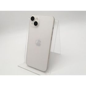 【中古】Apple 国内版 【SIMフリー】 iPhone 14 Plus 256GB スターライト MQ4L3J/A【大須アメ横】保証期間１ヶ月【ランクC】