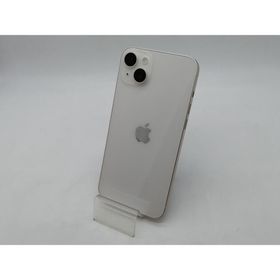 【中古】Apple 国内版 【SIMフリー】 iPhone 14 Plus 256GB スターライト MQ4L3J/A【OSU301】保証期間１ヶ月【ランクA】
