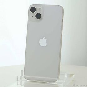 〔中古〕Apple(アップル) iPhone14 Plus 256GB スターライト MQ4L3J／A SIMフリー〔349-ud〕