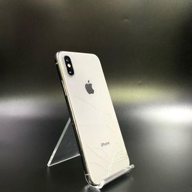 【最速発送】 iPhone X 256GB シルバー docomo SIMフリー 白ロム【難有】 70%