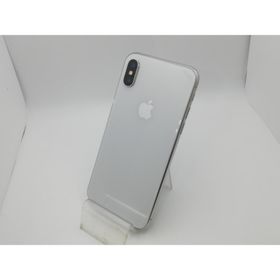 【中古】Apple 国内版 【SIMフリー】 iPhone X 256GB シルバー MQC22J/A【新橋烏森通り】保証期間１ヶ月【ランクB】