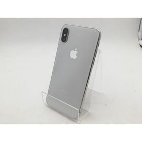 【中古】Apple 国内版 【SIMフリー】 iPhone X 256GB シルバー MQC22J/A【柏】保証期間１ヶ月【ランクB】