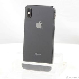 〔中古〕Apple(アップル) iPhoneX 256GB スペースグレイ MQC12J／A SIMフリー〔247-ud〕