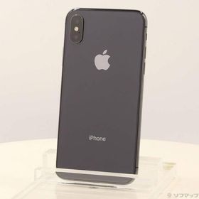〔中古〕Apple(アップル) iPhoneX 256GB スペースグレイ MQC12J／A SIMフリー〔352-ud〕