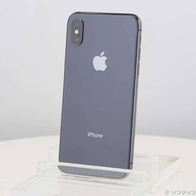 〔中古〕Apple(アップル) iPhoneX 256GB スペースグレイ NQC12J／A SIMフリー〔247-ud〕