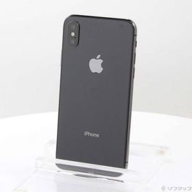 〔中古〕Apple(アップル) iPhoneX 256GB スペースグレイ MQC12J／A SIMフリー〔247-ud〕