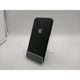 【中古】Apple SoftBank 【SIMロック解除済み】 iPhone X 256GB スペースグレイ MQC12J/A【OSU301】保証期間１ヶ月【ランクC】