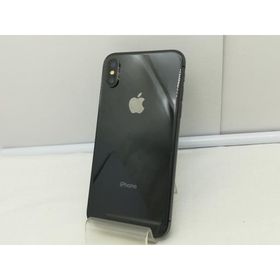 【中古】Apple 国内版 【SIMフリー】 iPhone X 256GB スペースグレイ MQC12J/A【川崎】保証期間１ヶ月【ランクC】