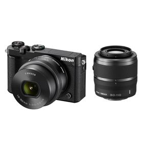 Nikon ミラーレス一眼 Nikon1 J5 ダブルズームキット ブラック J5WZBK