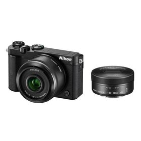 【中古】Nikon ミラーレス一眼 Nikon1 J5 ダブルレンズキット ブラック J5WLKBK
