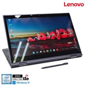 LTE 2-in-1 WQHD液晶 Lenovo ThinkPad X1 Yoga 3rd Core i5 8250U メモリ8G m.2SSD256G Webカメラ Wi-Fi Windows11