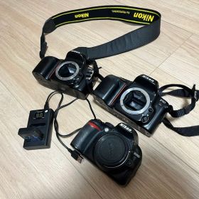 Nikon F50×2台とD3100×1台