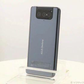 【中古】ASUS(エイスース) ZenFone 8 Flip 256GB ギャラクティックブラック ZS672KS-BK256S8 SIMフリー 【344-ud】