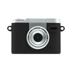 VISCA CMR001BK 自撮りができるデジタルトイカメラ 可動式レンズ搭載 500万画素 動画撮影可能 ブラック