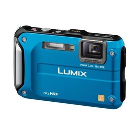 【中古】パナソニック デジタルカメラ LUMIX FT3 スプラッシュブルー DMC-FT3-A