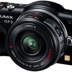 【中古】 パナソニック ミラーレス一眼カメラ LUMIX GF3 電動ズームキット エスプリブラック DMC-GF3X-K 当店保証30日間 人気 ミラーレス 一眼レフ 交換レンズ カメラ