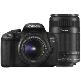 Canon デジタル一眼レフカメラ EOS Kiss X6i ダブルズームキット EF-S18-55ｍｍ/EF-S55-250ｍｍ付属 KI