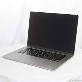 MacBook Air 15.3-inch Mid-2023 MQKQ3J／A Apple M2 8コアCPU_10コアGPU 8GB SSD512GB スペースグレイ 〔26.3 Tahoe〕 ［グ