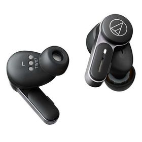 オーディオテクニカ 完全ワイヤレスイヤホン [ ワイヤレス ( 左右分離 ) / Bluetooth / ノイズキャンセリング 対応 ] ATH-TWX7 BK
