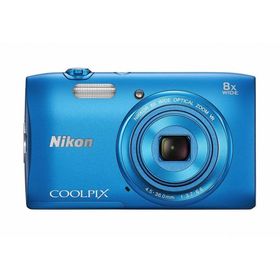 【中古】Nikon デジタルカメラ COOLPIX S3600 8倍ズーム 2005万画素 コバルトブルー S3600BL