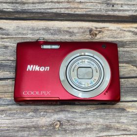【動作品】Nikon COOLPIX A100 レッド コンパクトデジタルカメラ