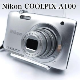 【美品】Nikon COOLPIX A100 デジカメ シルバー コンデジ