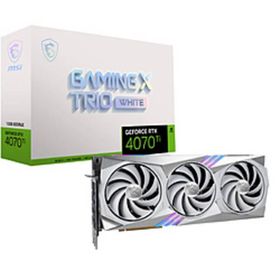 〔中古〕MSI(エムエスアイ) 〔展示品〕 MSI GeForce RTX 4070 Ti GAMING X TRIO WHITE 12G〔262-ud〕