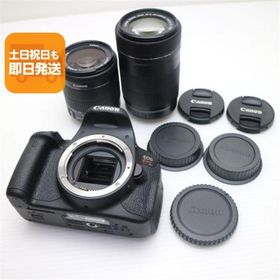 新品同様 EOS Kiss X7i ダブルズームキット ブラック 即日発送 一眼レフ Canon 本体 あすつく 土日祝発送OK