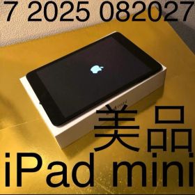 7 2025 082027 美品 iPad mini アイパッドミニ 黒ブラック