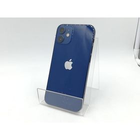 【中古】Apple SoftBank 【SIMロック解除済み】 iPhone 12 mini 64GB ブルー MGAP3J/A【千葉】保証期間１ヶ月【ランクC】