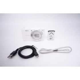【極上品】ソニー SONY デジタルカメラ Cyber-shot 光学20倍 ホワイト DSC-WX350-W [W2606033A]