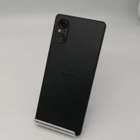 【中古】SONY docomo 【SIMフリー】 Xperia 5 V 8GB 128GB ブラック SO-53D【広島本通】保証期間１ヶ月【ランクB】