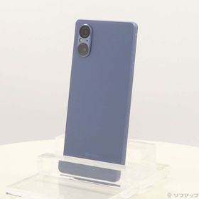 (中古)SONY Xperia 5 V 128GB ブルー SO-53D docomo SIMフリー(377-ud)