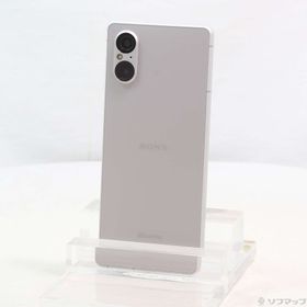 (中古)SONY Xperia 5 V 128GB プラチナシルバー SO-53D docomo SIMフリー(377-ud)