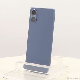 (中古)SONY Xperia 5 V 128GB ブルー SO-53D docomo SIMフリー(377-ud)