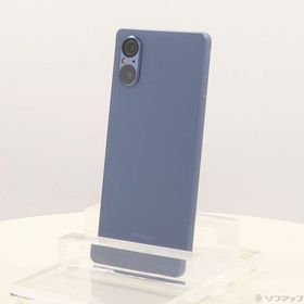 (中古)SONY Xperia 5 V 128GB ブルー SO-53D docomo SIMフリー(377-ud)
