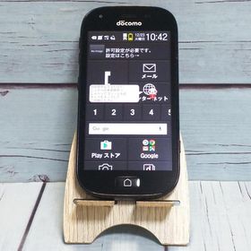 F-04J らくらくスマートフォン4 ブラック 黒色 BLACK docomo 本体 白ロム SIMロック解除済み SIMフリー B800188