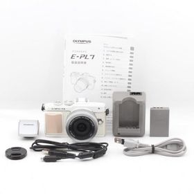 OLYMPUS ミラーレス一眼 PEN E-PL7 14-42mm EZレンズキット ホワイト E-PL7 EZ LKIT WHT