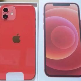 中古美品 iPhone12 64GB レッド SIMフリー バッテリー87%