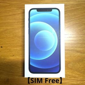 【美品】【SIMフリー】Apple iPhone 12 64GB Blue