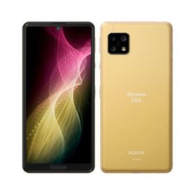 AQUOS sense5G SH-53A[64GB] docomo イエローゴールド【安心保…
