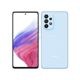 (中古良品)〈SIMフリー〉SAMSUNG Galaxy A53 5G 128GB オーサムブルー SC-53C【安心保証90日/赤ロム永久保証】GalaxyA53 本体 Android アンドロイド スマホ